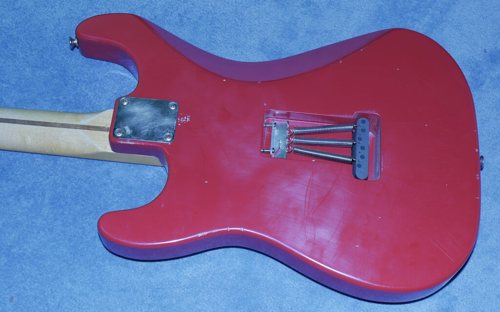 Siggi Braun Relic Strat body back